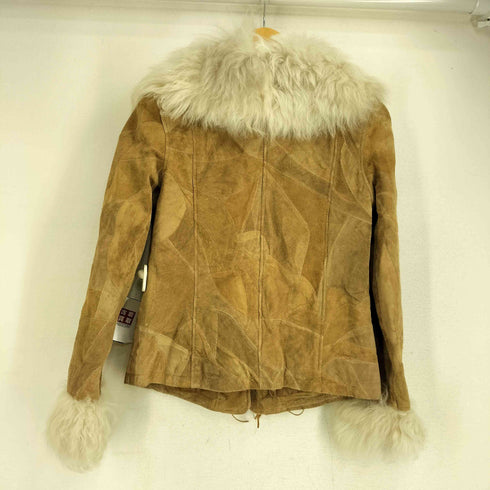 indio ファー パッチワークスエードジャケット レディース import:M